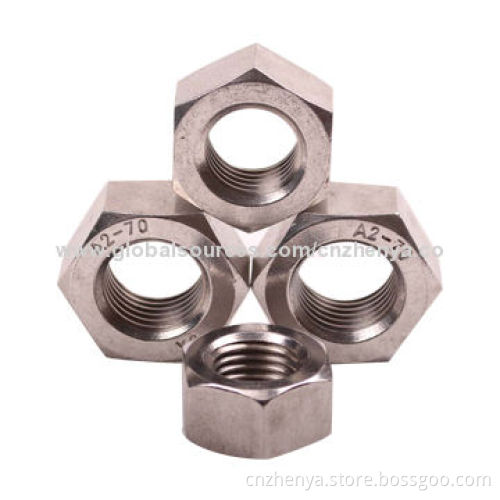 Hex Nuts with Stainless Steel and Carbon Steel